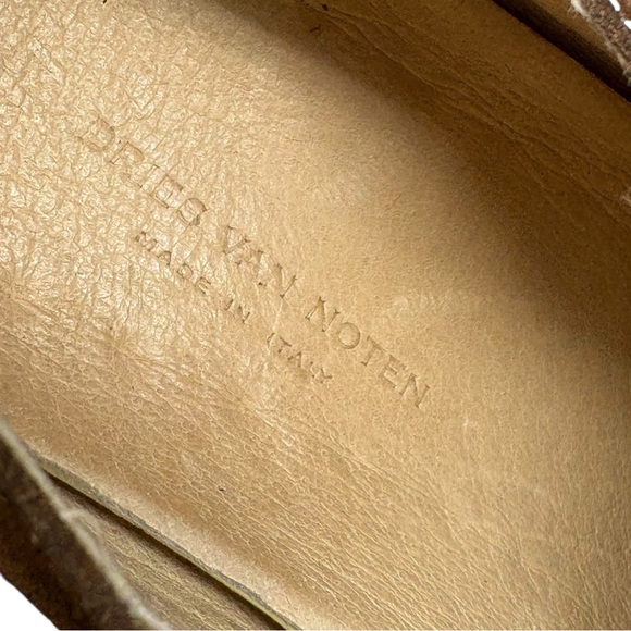 Dries Van Noten Brown and Cream Suede Retro Inspired Sneakers Women’s size 9.5. - Picture 2 of 12